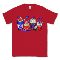 Red emt emergency medical technician coffee cups Classic Tee - OliviaCreatesArt
