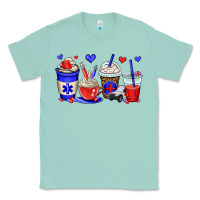 Seafoam emt emergency medical technician coffee cups Classic Tee - OliviaCreatesArt