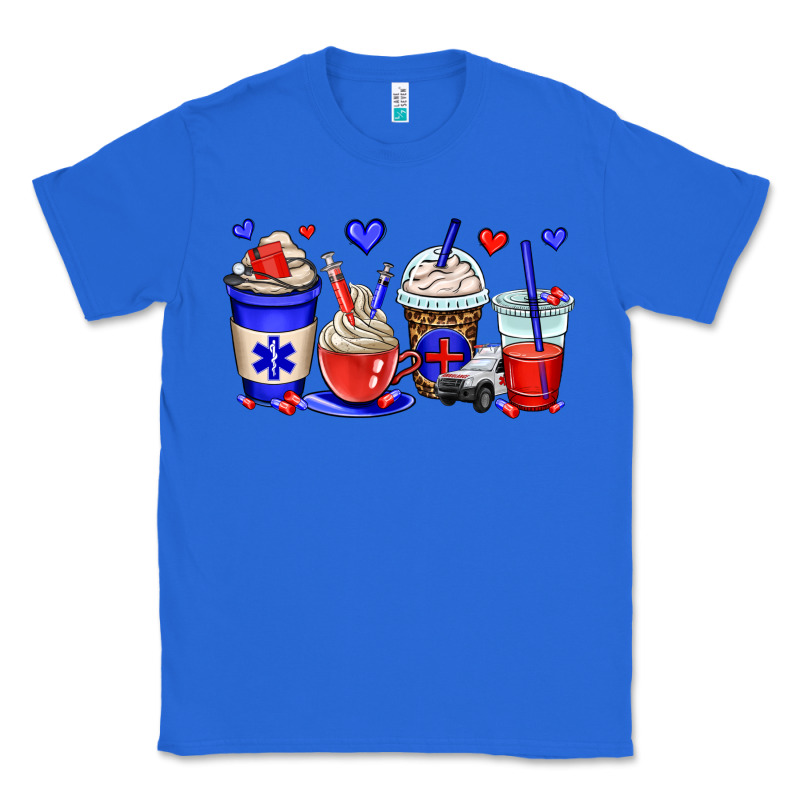 Emt Emergency Medical Technician Coffee Cups Classic Tee by OliviaCreatesArt | Teevron