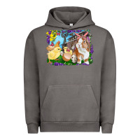 Pigment Tornado easter farm chicks and bunny Urban Hoodie - RanaPortraitStore