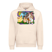 Sandshell easter farm chicks and bunny Urban Hoodie - RanaPortraitStore
