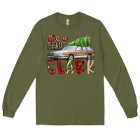 Army Green Its Beaut Clark Long Sleeve Tee - CowhideDigitalArt