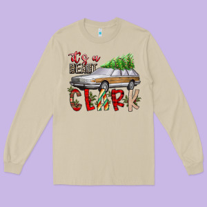 Its Beaut Clark Long Sleeve Tee Designed By Cowhidedigitalart