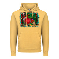 Vintage Mustard merry Christmas teacher Vintage Hoodie - CowhideDigitalArt