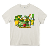 St. Patrick's Day Teacher Coffee Cups Heavy Core Tee | Teevron