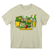 Mossy St. Patrick's Day Teacher coffee cups Heavy Core Tee - HowdyJamesFarm