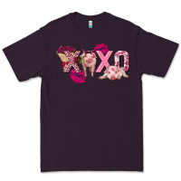 Plum Valentine's Day pig xoxo Premium Tee - FaDigitalArtStudio