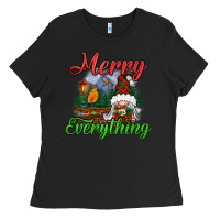 Black merry everything Ladies Tee - BundleAndBundleShop