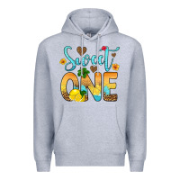 Heather Grey sweet one lemon Premium Hoodie - Artiststas