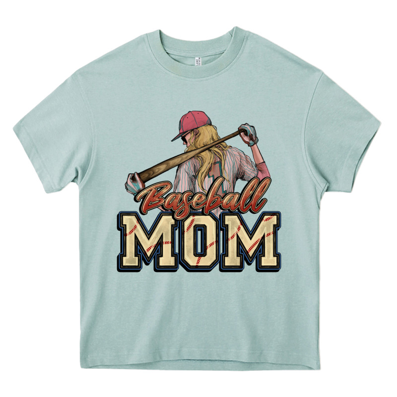 Baseball Mom Heavy Core Tee by HowdyJamesFarm | Teevron