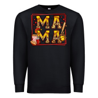 Black softball mama Premium Sweatshirt - Jasminsmagicworld