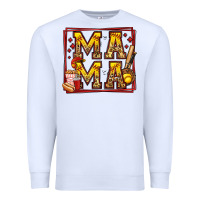 White softball mama Premium Sweatshirt - Jasminsmagicworld