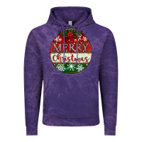 Cloud Purple merry christmas Vintage Hoodie - CowhideDigitalArt