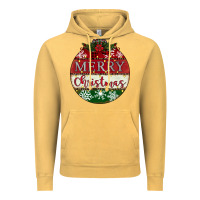Vintage Mustard merry christmas Vintage Hoodie - CowhideDigitalArt