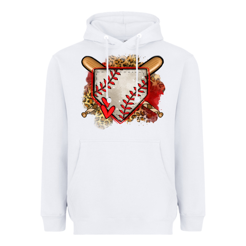 Baseball Home Plate Heavyweight Hoodie by Jasminsmagicworld | Teevron