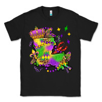 Black louisiana map mardi gras olivia Classic Tee - OliviaCreatesArt
