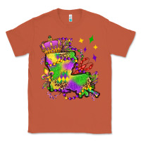Copper louisiana map mardi gras olivia Classic Tee - OliviaCreatesArt