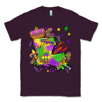 Plum louisiana map mardi gras olivia Classic Tee - OliviaCreatesArt