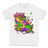 White louisiana map mardi gras olivia Classic Tee - OliviaCreatesArt