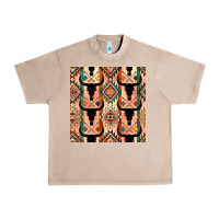 French Oak native american aztec seamless pattern 4 Urban Heavy Tee - BundleAndBundleShop