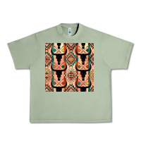Oil Green native american aztec seamless pattern 4 Urban Heavy Tee - BundleAndBundleShop