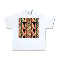 White native american aztec seamless pattern 4 Urban Heavy Tee - BundleAndBundleShop