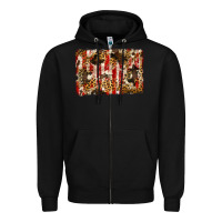 Black america, cowhide, leopard backgraund Zipper Hoodie - JahusDesignShop