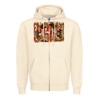 Sandshell america, cowhide, leopard backgraund Zipper Hoodie - JahusDesignShop