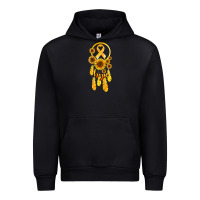 Black childhood cancer awareness dreamcatcher Urban Hoodie - Jasminsmagicworld