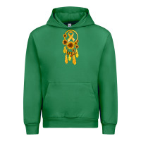 Emerald childhood cancer awareness dreamcatcher Urban Hoodie - Jasminsmagicworld
