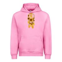 Fuchsia Pink childhood cancer awareness dreamcatcher Urban Hoodie - Jasminsmagicworld