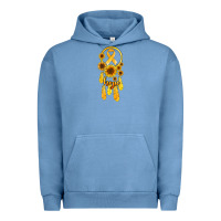 Pigment Pebble Blue childhood cancer awareness dreamcatcher Urban Hoodie - Jasminsmagicworld