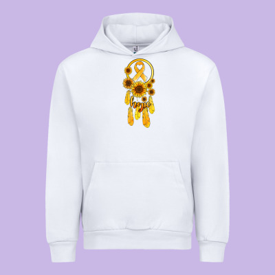 Childhood Cancer Awareness Dreamcatcher Urban Hoodie Designed By Jasminsmagicworld