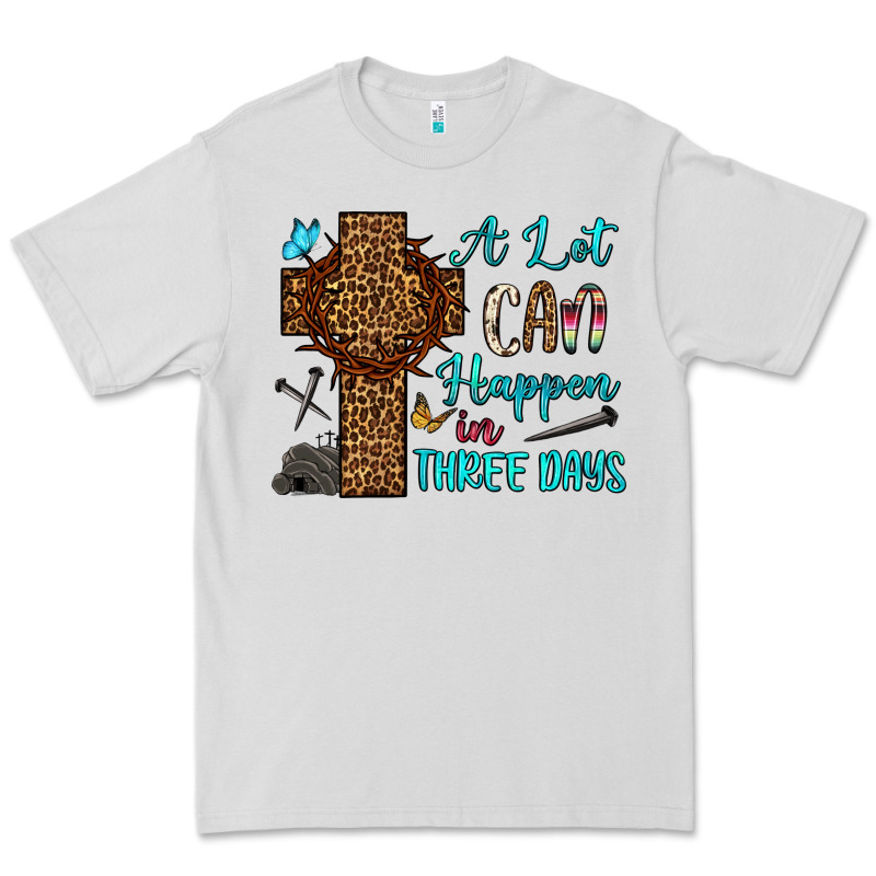 Easter Day A Lot Can Happen In Three Days Premium Tee by OliviaCreatesArt | Teevron