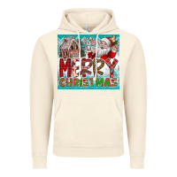 Vintage Artic merry Christmas Vintage Hoodie - CowhideDigitalArt
