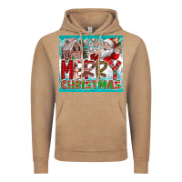 Vintage Coffee merry Christmas Vintage Hoodie - CowhideDigitalArt