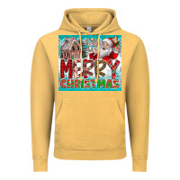 Vintage Mustard merry Christmas Vintage Hoodie - CowhideDigitalArt