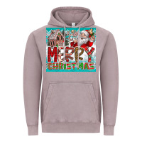 Vintage Zinc merry Christmas Vintage Hoodie - CowhideDigitalArt