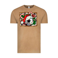 Vintage Camel Soccer Ball Christmas With Hat And Candy Cane Vintage Tee - FaDigitalArtStudio