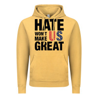 Vintage Mustard hate won't make us great black Vintage Hoodie - artisFamous