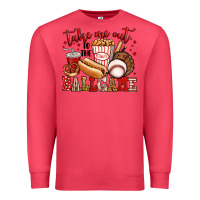 Cardinal take me out to the ball game baseball Premium Sweatshirt - Jasminsmagicworld