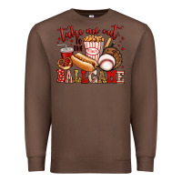 Chestnut take me out to the ball game baseball Premium Sweatshirt - Jasminsmagicworld
