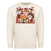 Sandshell take me out to the ball game baseball Premium Sweatshirt - Jasminsmagicworld
