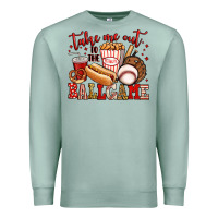 Seafoam take me out to the ball game baseball Premium Sweatshirt - Jasminsmagicworld