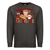 Smoke take me out to the ball game baseball Premium Sweatshirt - Jasminsmagicworld