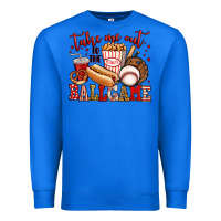 True Royal take me out to the ball game baseball Premium Sweatshirt - Jasminsmagicworld