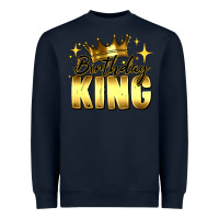 Navy birthday king Heavyweight Sweatshirt - RanaPortraitStore