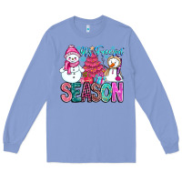 Colony Blue It's Freezin Season Long Sleeve Tee - CowhideDigitalArt