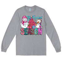 Heather Grey It's Freezin Season Long Sleeve Tee - CowhideDigitalArt