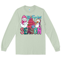Matcha It's Freezin Season Long Sleeve Tee - CowhideDigitalArt